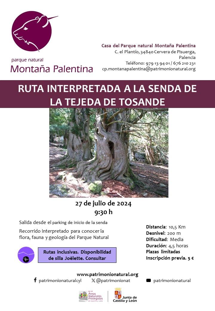 Rutas Interpretadas "  Senda de la Tejeda de Tosande"0