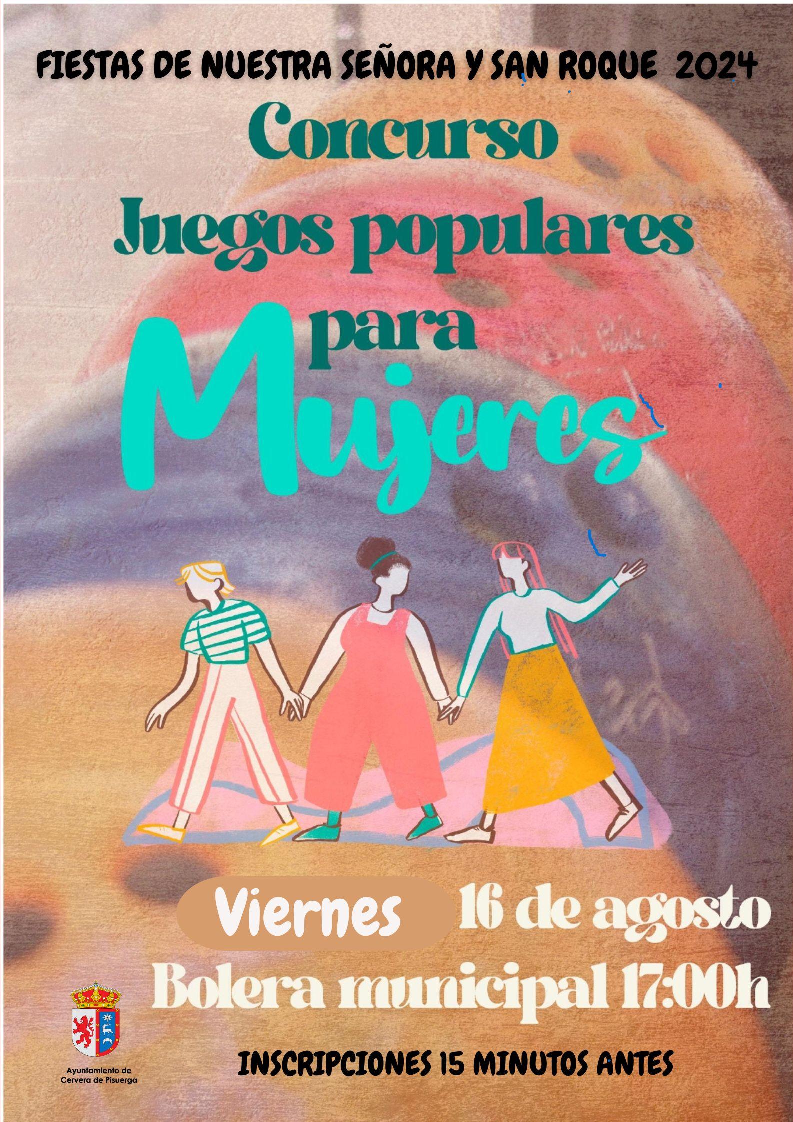  Concurso Juegos Populares para Mujeres. Fiestas de Nuestra Señora y San Roque0